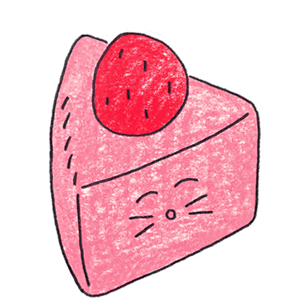 [10차 입고] 딸기 케이크 메세지 카드 · 애슝